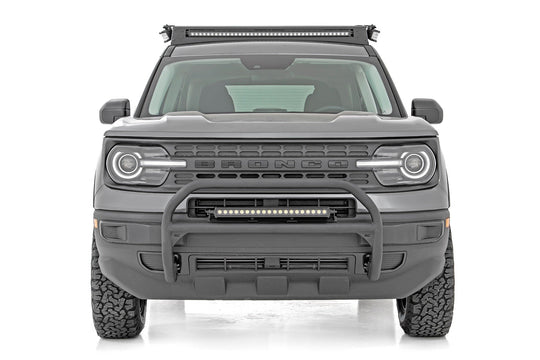 51041 Nudge Bar - 20 Inch Black Single Row LED - Ford Bronco Sport (21-23) Rough Country Canada