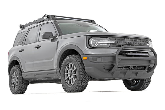 51043 Nudge Bar - 20 Inch Chrome Single Row LED - Ford Bronco Sport (21-23) Rough Country Canada