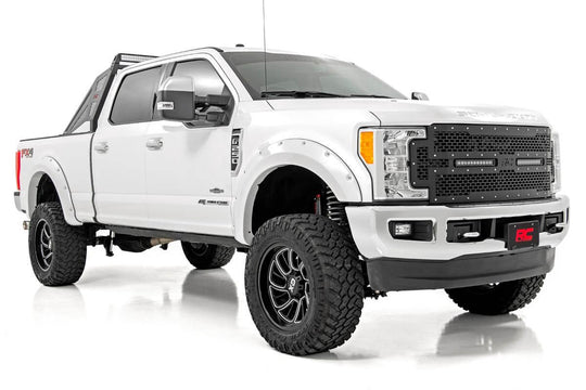 699004 Vertex 2.5 Adj Front Shocks - 4.5-8" - Ford Super Duty 4WD (05-22) Rough Country Canada