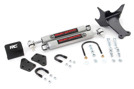 8749130 N3 Steering Stabilizer - Dual - 2-8 Inch Lift - Ford Super Duty (05-22) Rough Country Canada
