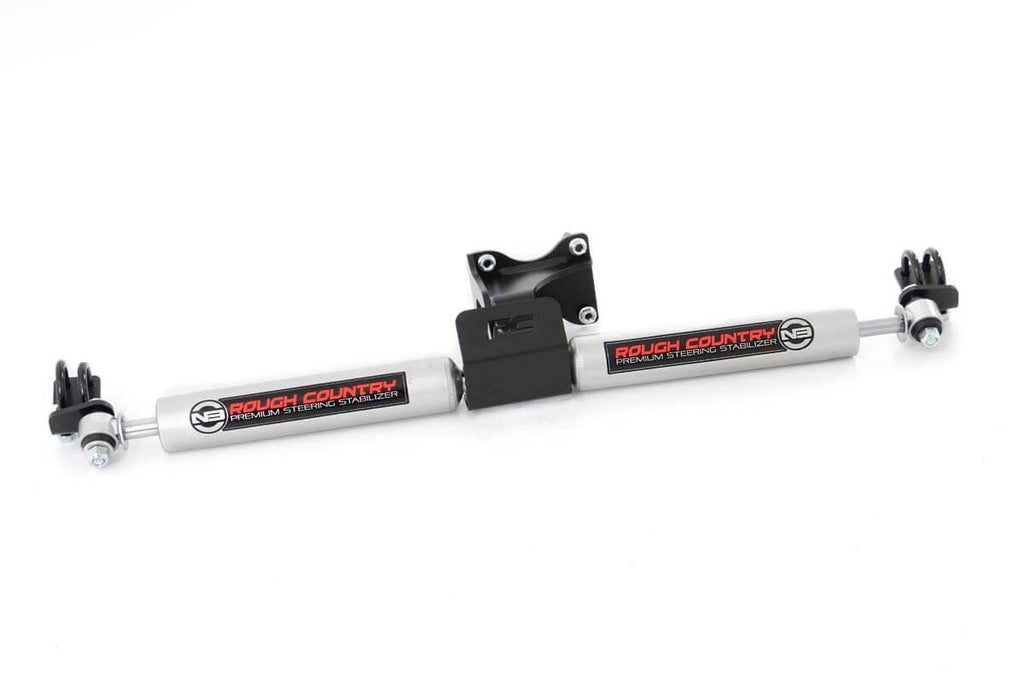 8734930 N3 Steering Stabilizer - Dual - 2-8 Inch Lift - Jeep Wrangler JK (07-18) Rough Country Canada