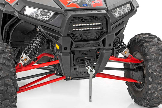 93041 Grille Kit - 10" Black Slimline LED Pair - Polaris RZR XP 1000/RZR XP 4 1000 (14-19) Rough Country Canada