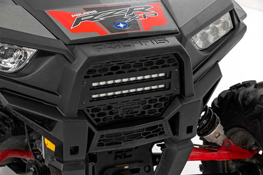 93041 Grille Kit - 10" Black Slimline LED Pair - Polaris RZR XP 1000/RZR XP 4 1000 (14-19) Rough Country Canada