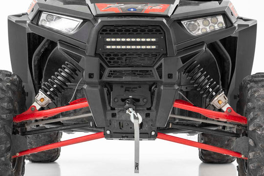 93041 Grille Kit - 10" Black Slimline LED Pair - Polaris RZR XP 1000/RZR XP 4 1000 (14-19) Rough Country Canada