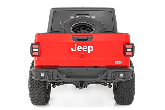 10650 Rear Bumper - Tubular - Jeep Gladiator JT 4WD (2020-2022) Rough Country Canada
