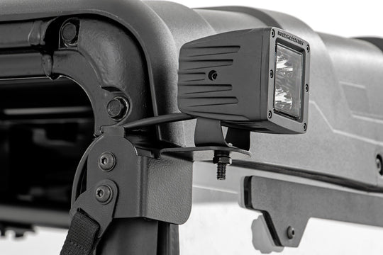 93083 LED Light - Rear Mount - 2" Black Pair - Flood - Polaris Ranger 1000/Ranger 1000XP (19-21) Rough Country Canada