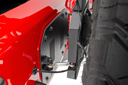 10598 Rear Bumper - Trail - Tire Carrier - Jeep Wrangler 4xe (21-23)/Wrangler JL (18-23) Rough Country Canada
