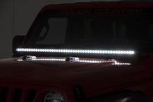 Load image into Gallery viewer, 70057 Jeep 50-inch LED Hood Kit (18-21 Wrangler JL, 20-21 Gladiator JT - Black-Series) Rough Country Canada
