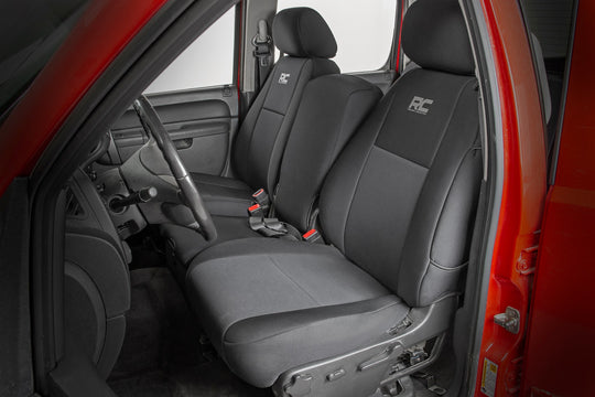 91033 Seat Covers - FR 40/40/20 & RR Full Bench - Chevy/GMC 1500/2500HD (07-13) Rough Country Canada