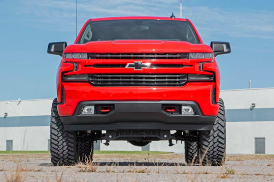 RS132 Tow Hooks - Forged - Red - Chevy Silverado 1500 2WD/4WD (2019-2022) Rough Country Canada