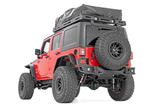 10649 Rear Bumper - Tubular - Jeep Wrangler JK (2007-2018) Rough Country Canada