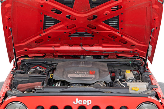 10643 Hydraulic Hood Assist - Jeep Wrangler JK (2007-2018) Rough Country Canada