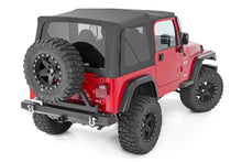 Load image into Gallery viewer, RC84050.35 Soft Top - Replacement - Black - Half Doors - Jeep Wrangler YJ (87-95) Rough Country Canada
