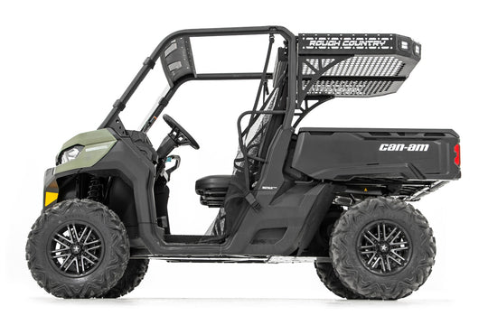 97027 Cargo Rack - Dual 2" Black LED Pairs - Flush Mount - Can-Am Defender (17-22) Rough Country Canada