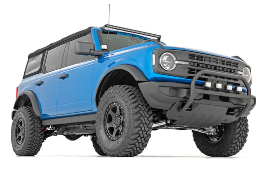 51049 Nudge Bar - 4 Inch Round Led (x4) - Ford Bronco 4WD (2021-2023) Rough Country Canada