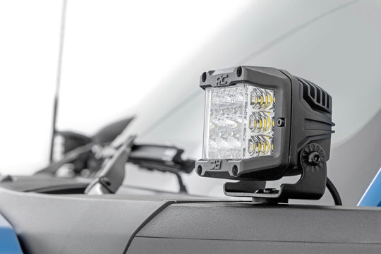 71047 LED Light - Ditch Mount - 2" Black Pair - Spot Pattern - Ford Bronco (21-23) Rough Country Canada