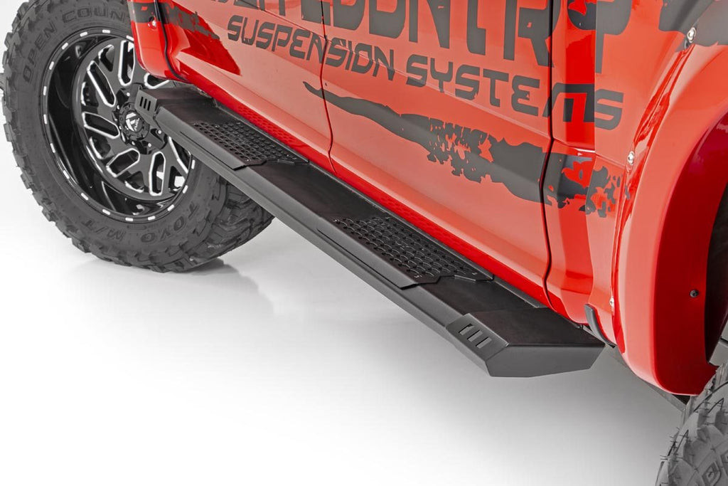 SRB071791 HD2 Running Boards - Crewmax Cab - Toyota Tundra 2WD/4WD (07-21) Rough Country Canada
