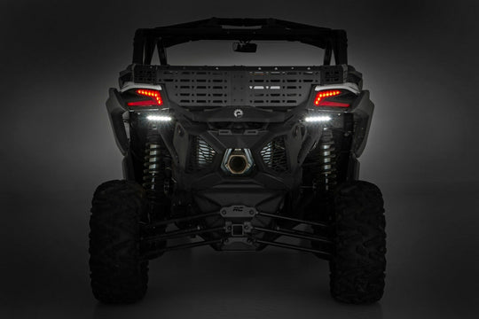 97026 LED Light - Tail Light Mount - 6" Black Slimline Pair - Can-Am Maverick X3 (17-22) Rough Country Canada