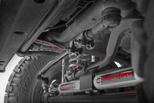 10601 High Steer Kit - Track Bar Bracket Combo - Jeep Wrangler JK (07-18) Rough Country Canada
