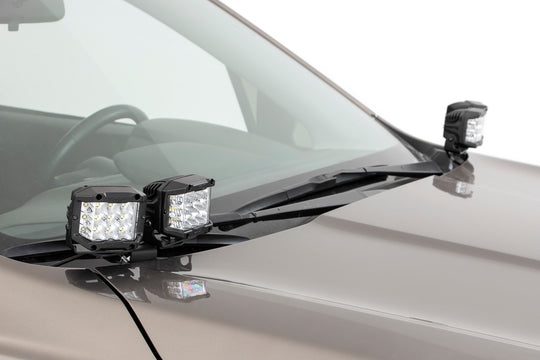 70873 LED Light - Ditch Mount - 3" OSRAM - Wide - Subaru Forester (14-18) Rough Country Canada