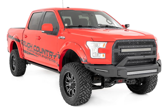10950A Modular Bumper w/skidplate - Front - Ford F-150 2WD/4WD (2015-2017) Rough Country Canada
