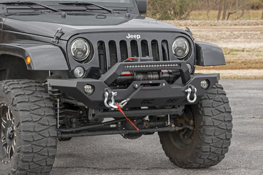 10596 Front Bumper - Sport - OE Fog - Jeep Gladiator JT/Wrangler JK & JL Rough Country Canada