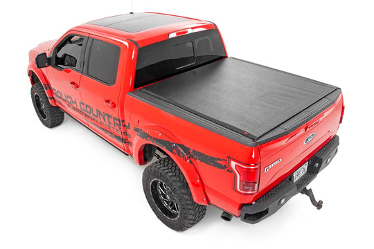 48220550 Soft Roll Up Bed Cover - 5'7" Bed - Ford F-150 (15-23)/F-150 Lightning (2022) Rough Country Canada