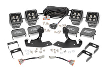 Charger l'image dans la galerie, 70762DRL Chevrolet LED Fog Light Kit - Black Series w/ White DRL (07-13 Silverado 1500) Rough Country Canada