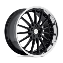 Load image into Gallery viewer, 1885COW305121B73 - Coventry Whitley 18X8.5 5X120.65  30mm Gloss Black W/ Mirror Cut Lip - Coventry Wheels Canada