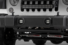 Charger l'image dans la galerie, 70630 LED Light - Fog Mount - 2" Black Pair - Jeep Wrangler JK (10-18) Rough Country Canada
