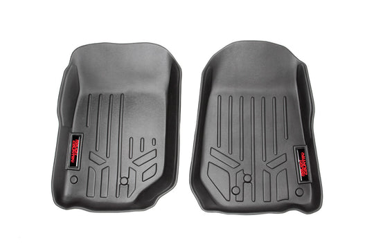 M-6141 Floor Mats - Front - Jeep Wrangler JK (2007-2013) Rough Country Canada
