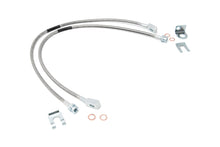 Load image into Gallery viewer, 89702 Brake Lines - Stainless - FR - 4-6" Lift - Jeep Cherokee XJ (84-01)/Wrangler TJ (97-06) Rough Country Canada
