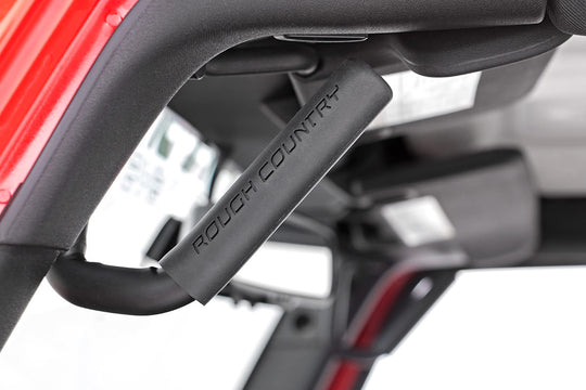6501 Grab Handles - Steel - Front - Black - Jeep Wrangler JK (2007-2018) Rough Country Canada