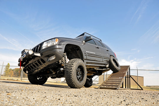 90820 4 Inch Lift Kit - Long Arm - Jeep Grand Cherokee WJ 4WD (1999-2004) Rough Country Canada