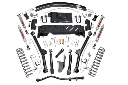 61622 4.5 Inch Lift Kit - Long Arm - AAL - NP242 - Jeep Cherokee XJ (84-01) Rough Country Canada