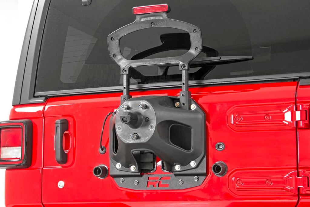 10526 Tire Carrier Relocation Plate - Prox Sensor - Jeep Wrangler JL (18-23) Rough Country Canada