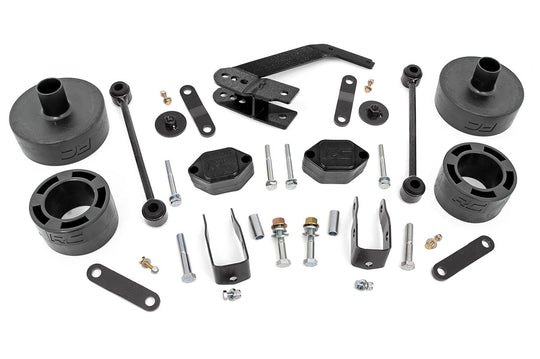 635 2.5 Inch Lift Kit - Spacers - Series II - Jeep Wrangler JK (07-18) Rough Country Canada