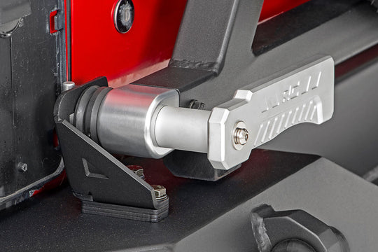 10594A Rear Bumper - Rock Crawler - Tire Carrier - Jeep Wrangler JK (07-18) Rough Country Canada