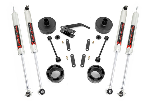 65740 2.5 Inch Lift Kit - Spacers - M1 - Jeep Wrangler JK (2007-2018) Rough Country Canada