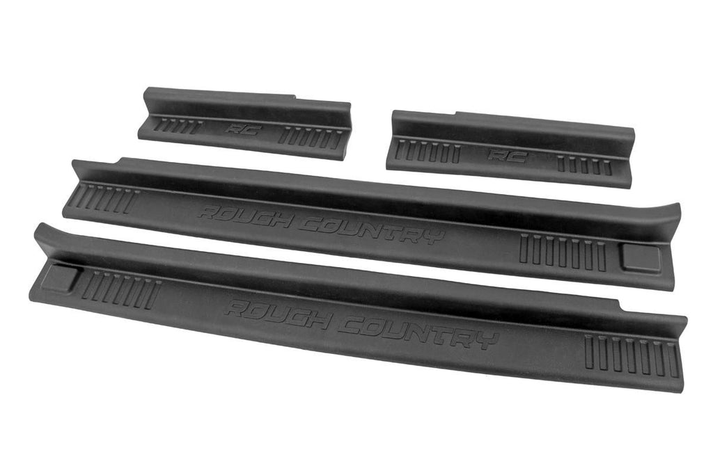 10567 Entry Guards - Front and Rear - Jeep Wrangler JK 2WD/4WD (07-18) Rough Country Canada