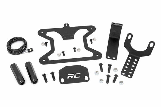 10541 License Plate Relocation Bracket - Jeep Wrangler JK (2007-2018) Rough Country Canada
