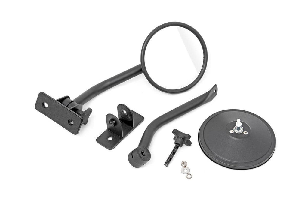 10519 Round Trail Mirror - Jeep Wrangler JK (2007-2018) Rough Country Canada