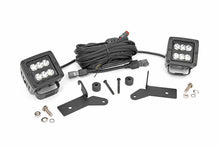 Charger l'image dans la galerie, 70052 LED Light - Hinge Mnt - 2" Black Pair - Jeep Gladiator JT/Wrangler 4xe/Wrangler JL (18-23) Rough Country Canada