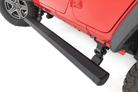 PSR610430 Power Running Boards - Lighted - 4 Door - Jeep Wrangler JL (18-23) Rough Country Canada