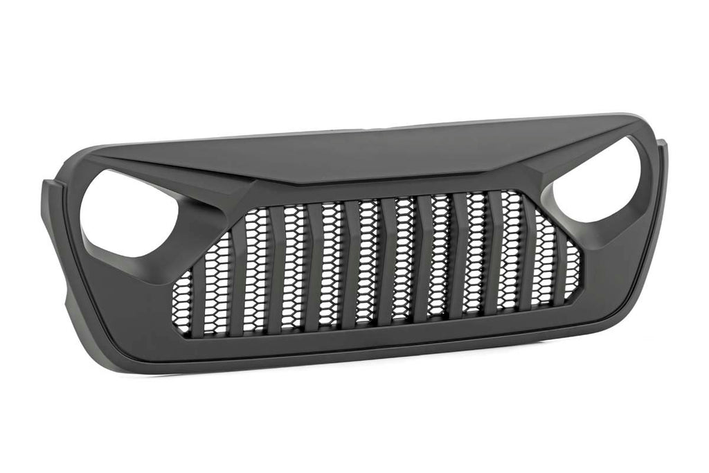 10496 Replacement Grille - Angry Eyes - Jeep Gladiator JT/Wrangler 4xe/Wrangler JL (18-23) Rough Country Canada