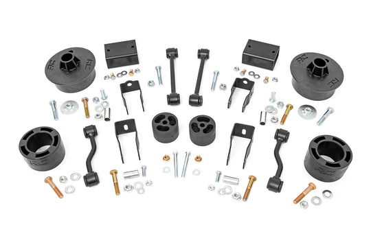 67700 2.5 Inch Lift Kit - Spacers - Jeep Wrangler JL 4WD (2018-2023) Rough Country Canada