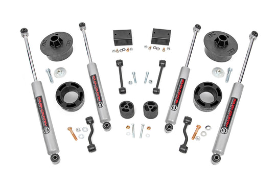67730 2.5 Inch Lift Kit - Spacers - N3 - Jeep Wrangler JL 4WD (2018-2023) Rough Country Canada