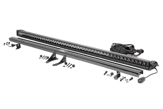 70057 Jeep 50-inch LED Hood Kit (18-21 Wrangler JL, 20-21 Gladiator JT - Black-Series) Rough Country Canada
