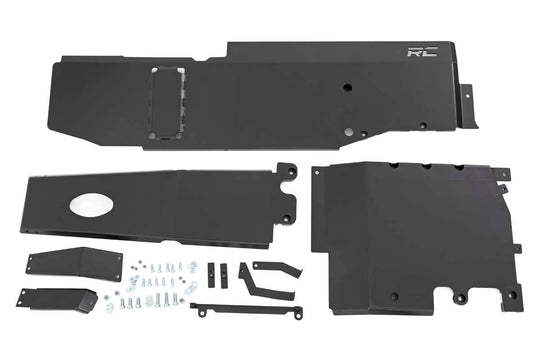 10608 Skid Plate Combo - 3.6L - Engine - T-Case - Gas - Jeep Wrangler JL (18-19) Rough Country Canada