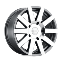 Load image into Gallery viewer, 1775JRN356140G12 - Black Rhino Journey 17X7.5 6X139.7  35mm Gloss Gunmetal W/ Mirror-Cut Face - Black Rhino Wheels Canada